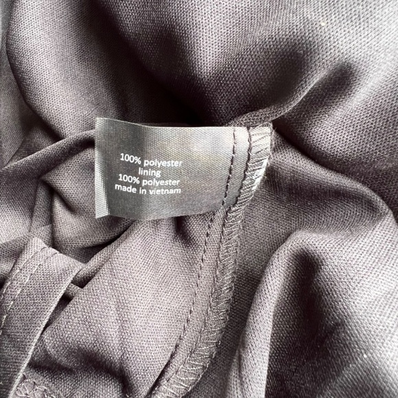 NWT - Lane Bryant navy floral ruffled sleeveless dress - Picture 7 of 8